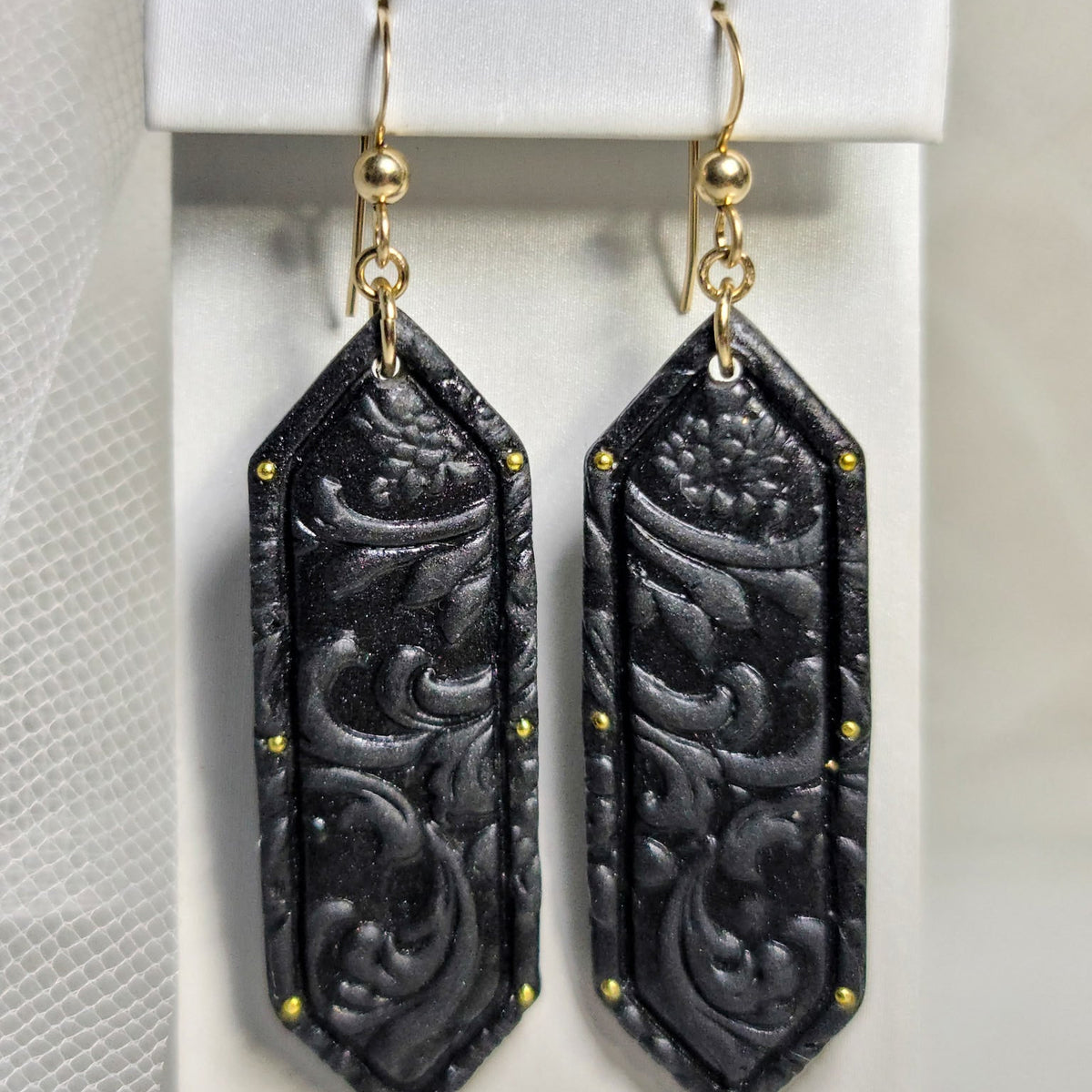 Nocturne Baroque Dangle Earrings