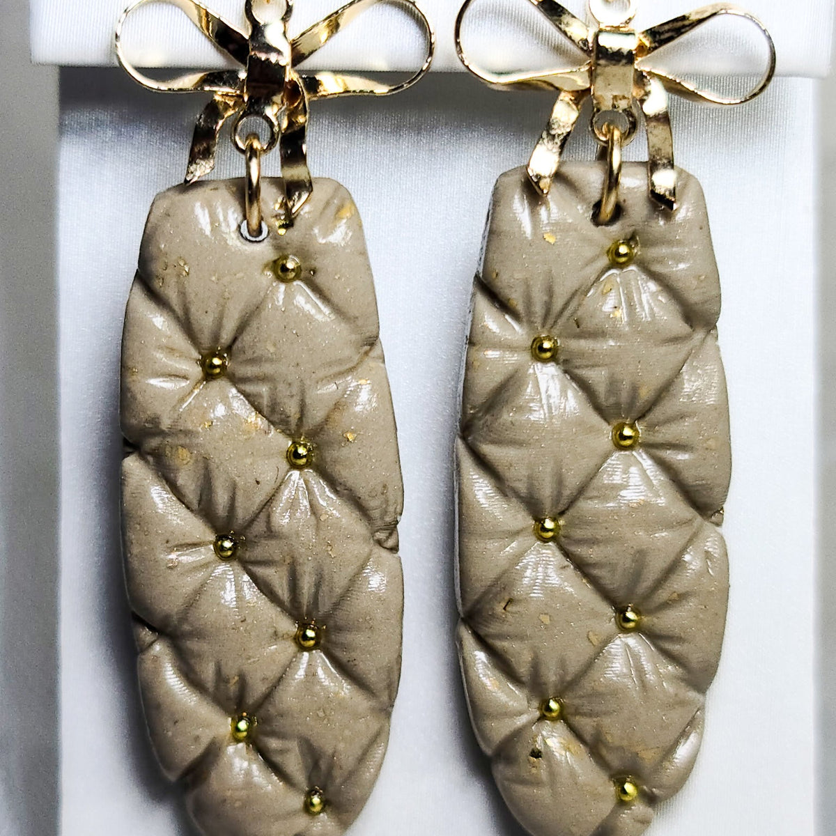Matelassé Dangle Earrings