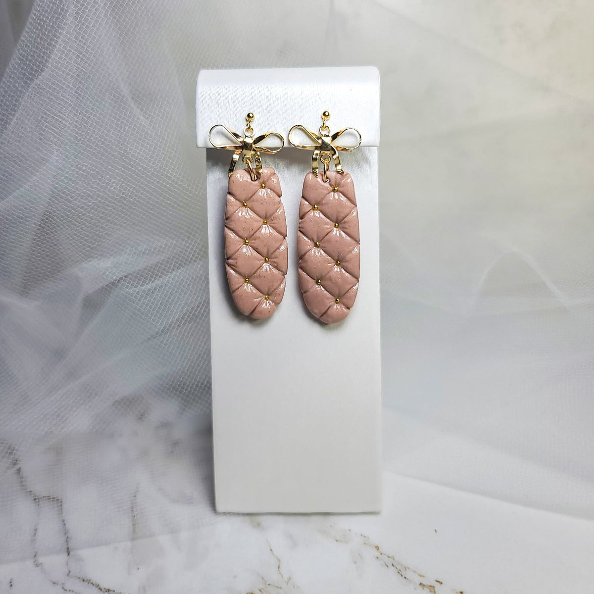 Matelassé Dangle Earrings