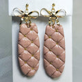Matelassé Dangle Earrings