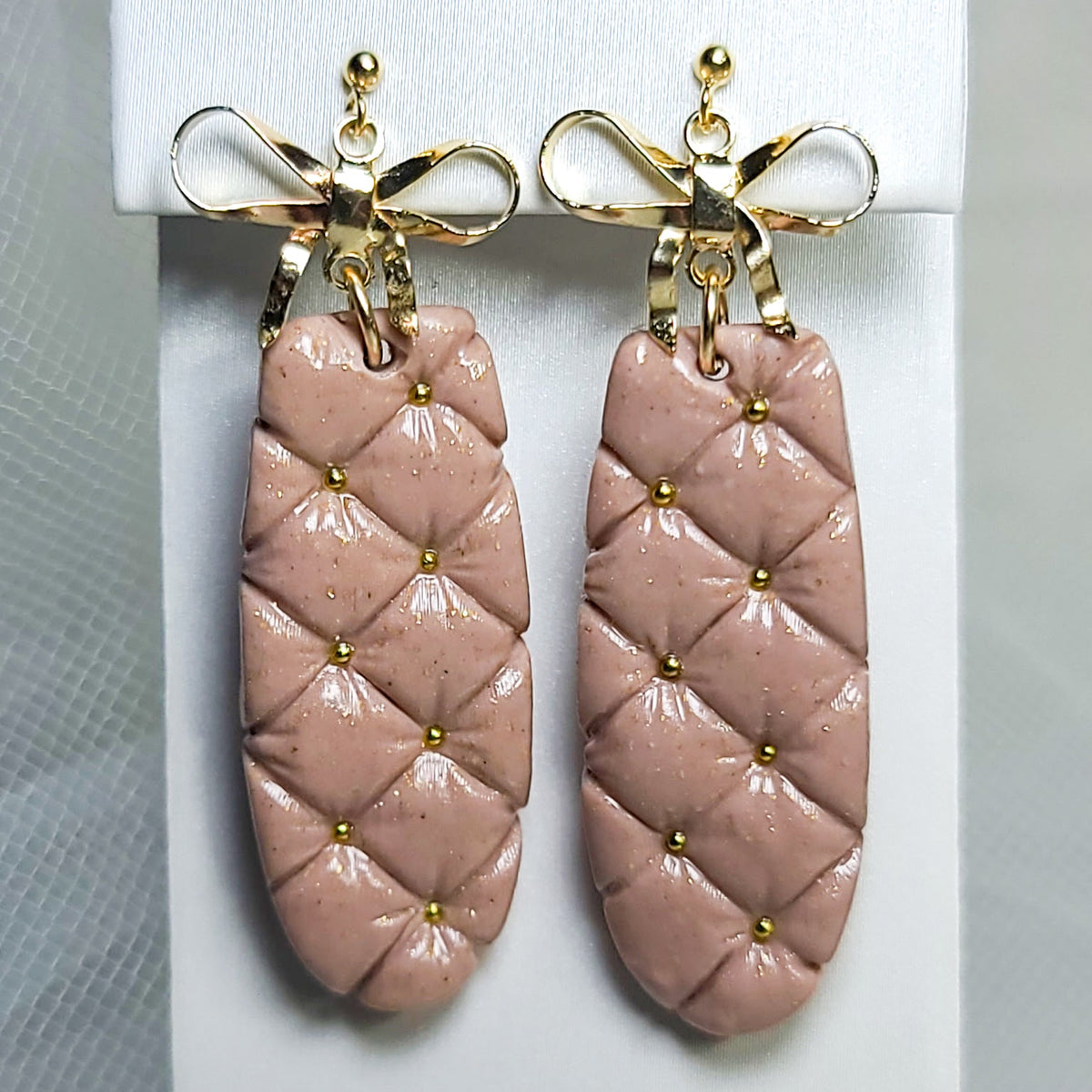 Matelassé Dangle Earrings