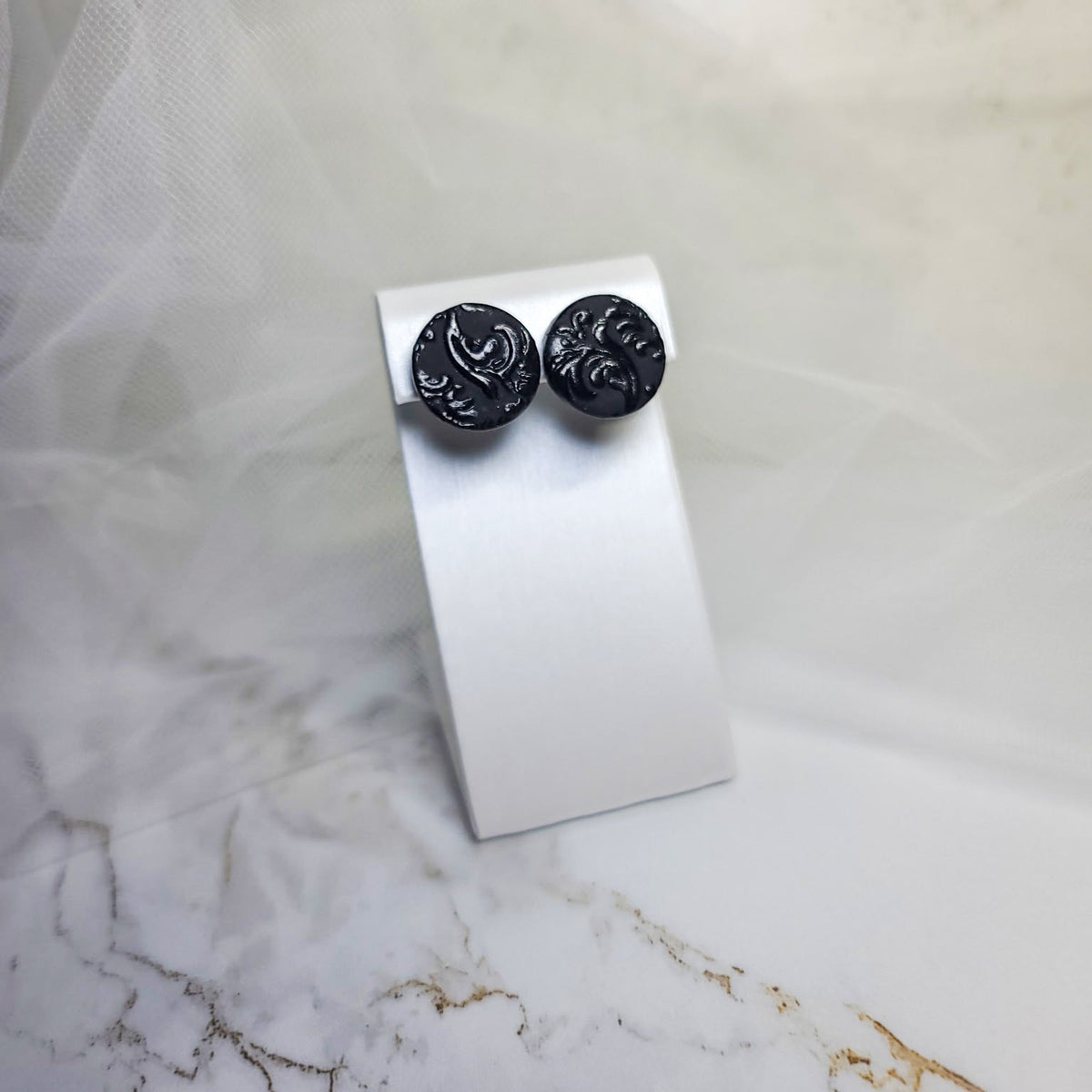 Nocturne Baroque Stud Earrings