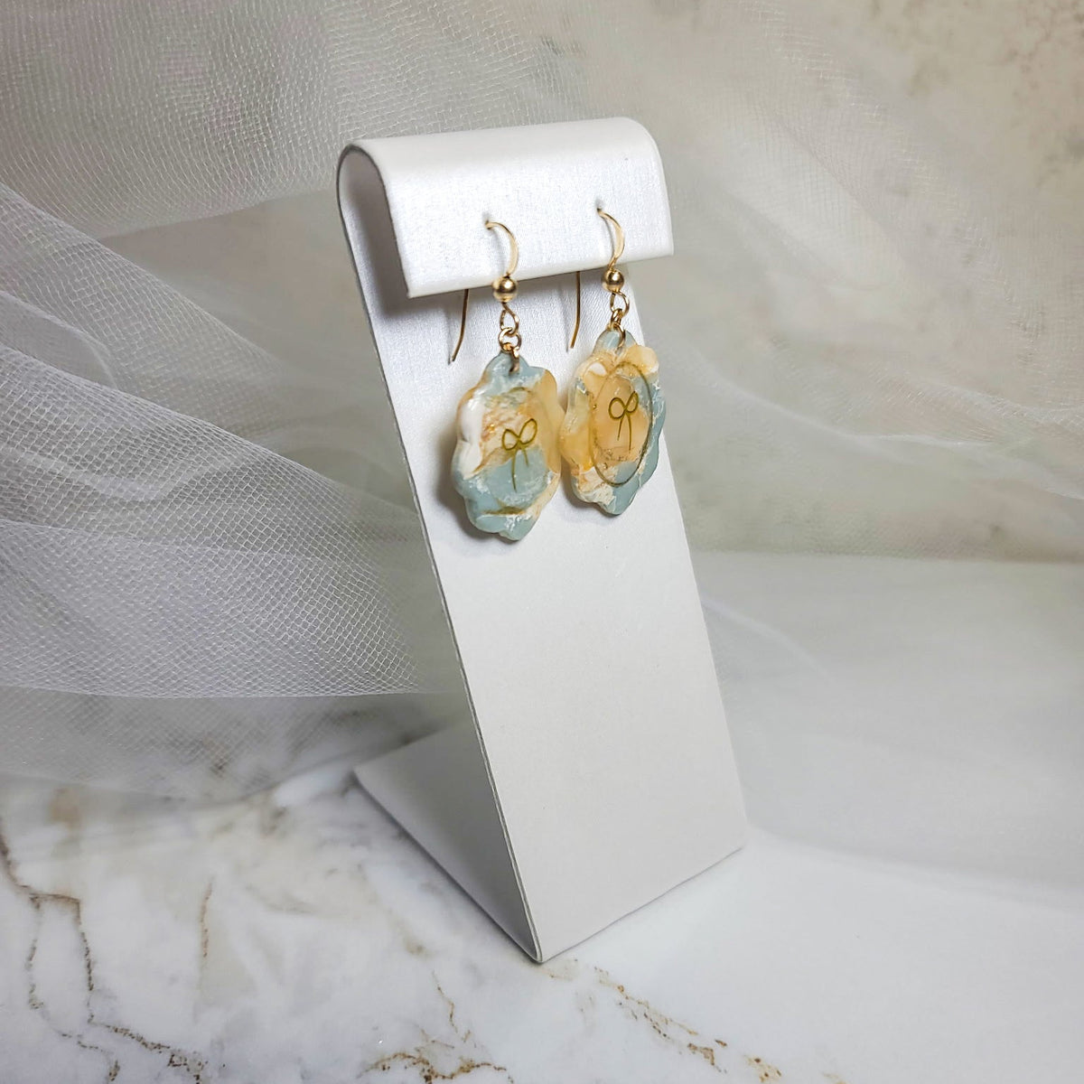 Moonlit Pearl Dangle Earrings