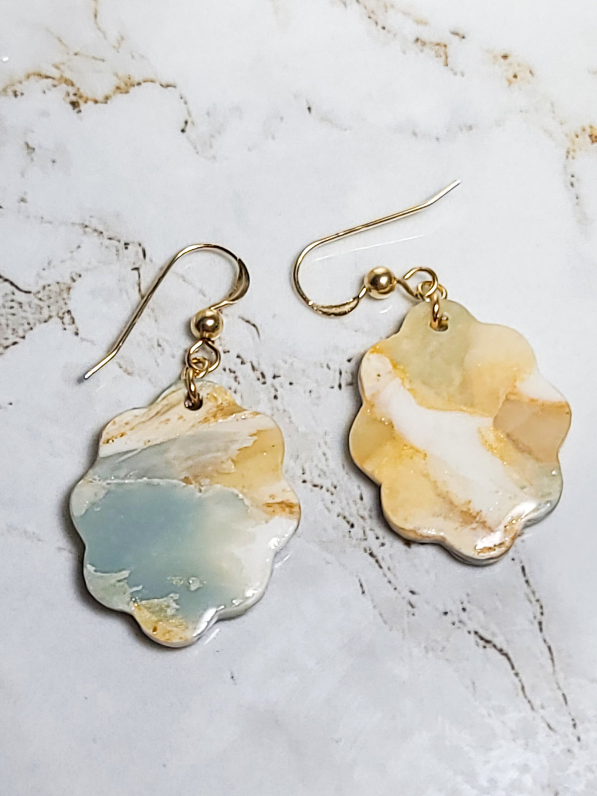Moonlit Pearl Dangle Earrings