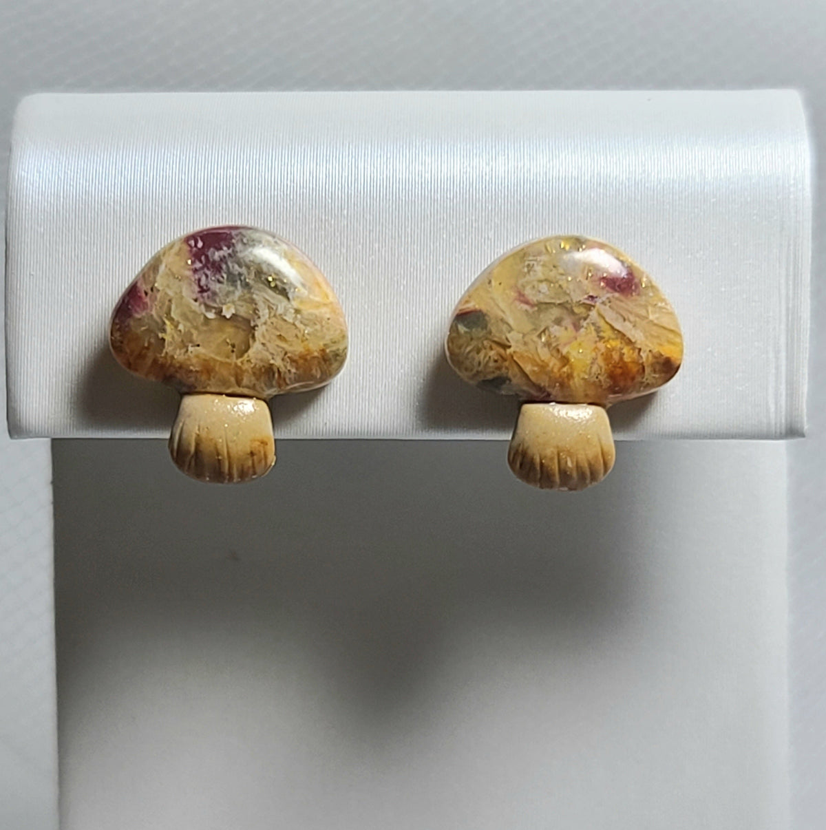 Mushroom Jewel Studs Earrings