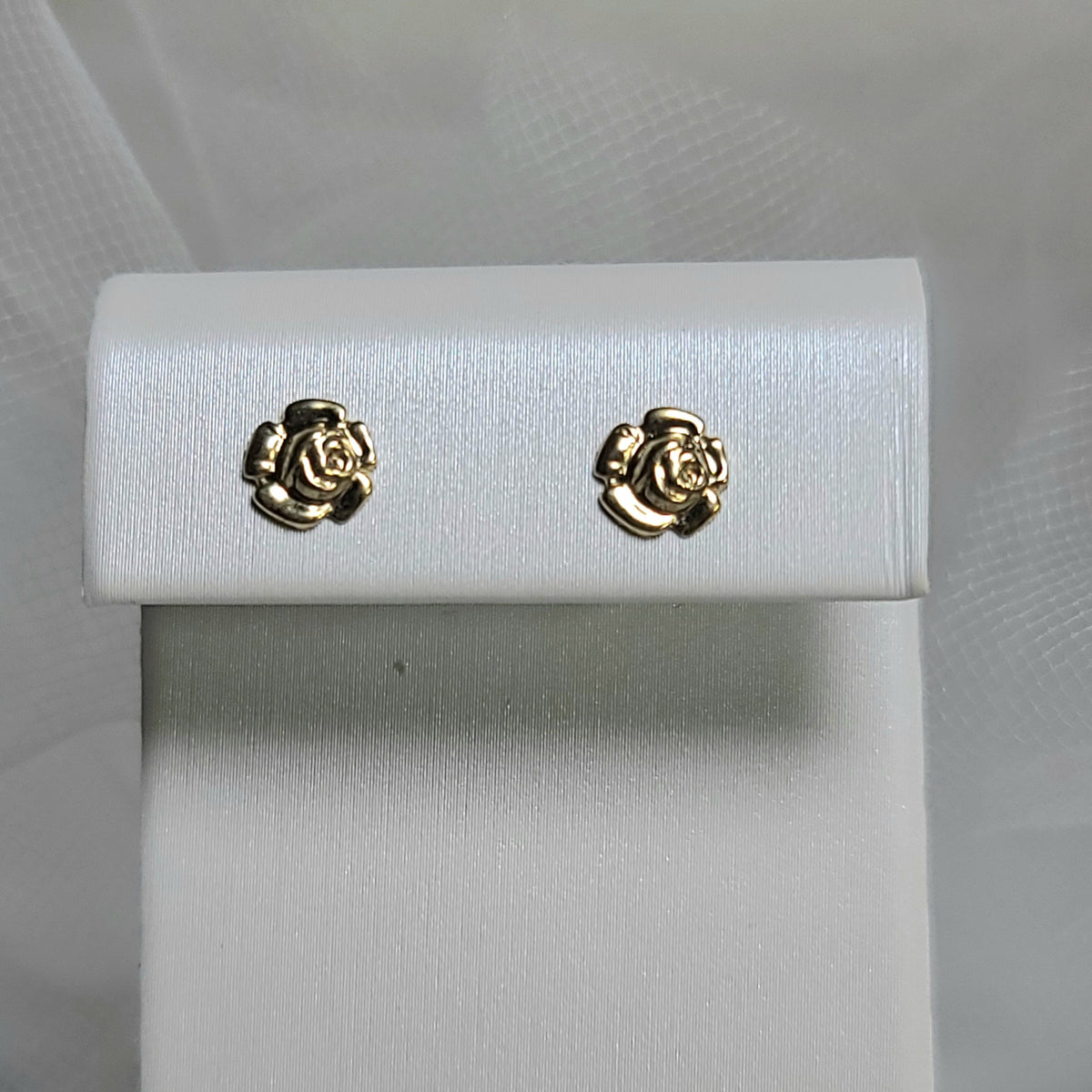 Rosette Stud Earrings