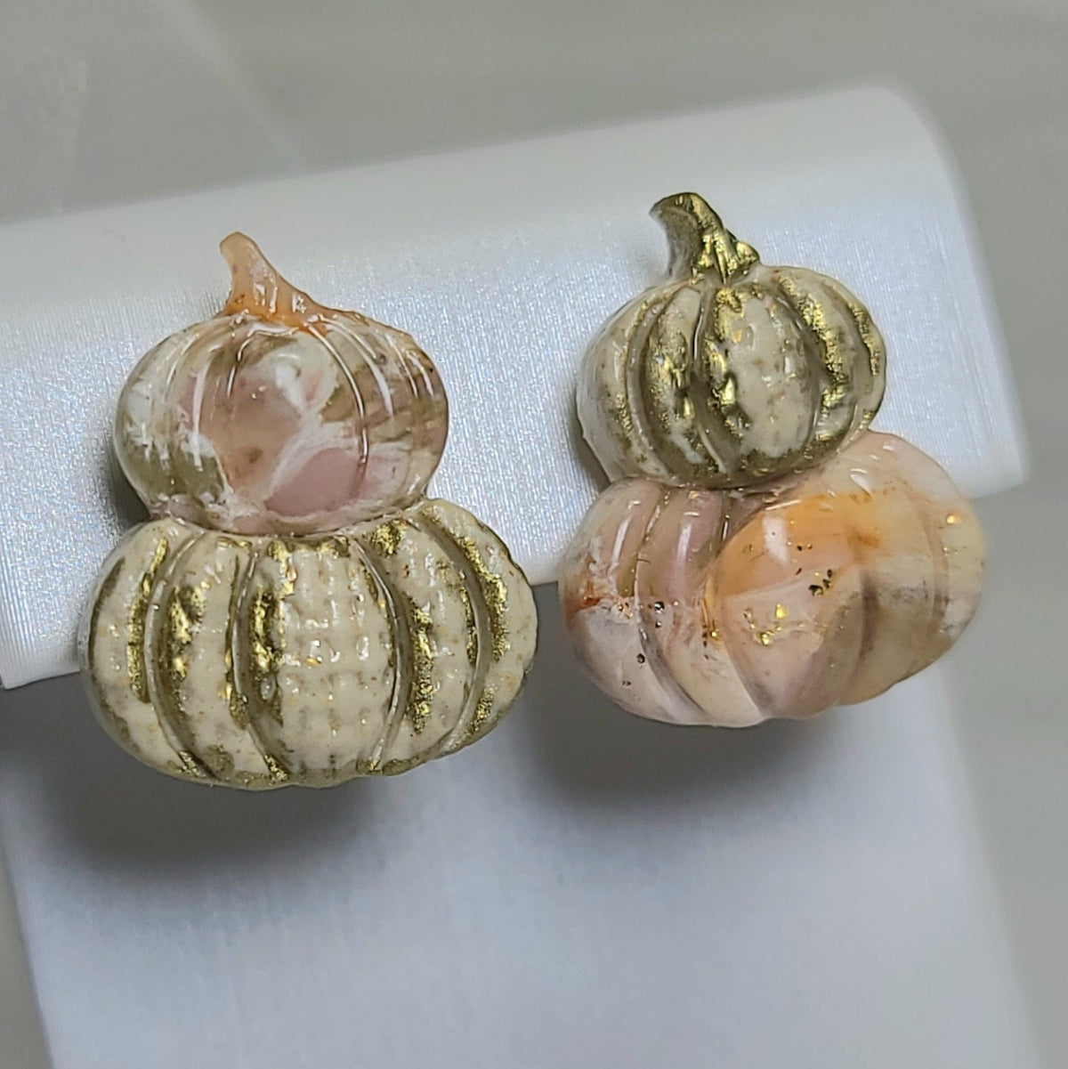 Pumpkin Harvest Stud Earrings