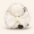Fur Clawclip with Chiffon Bows