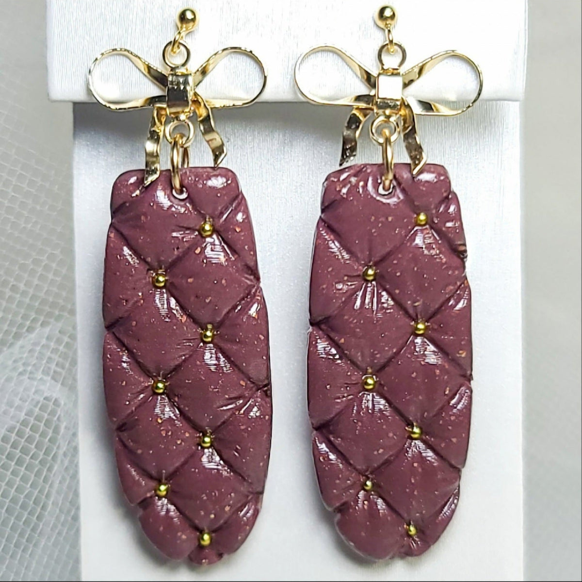 Matelassé Dangle Earrings