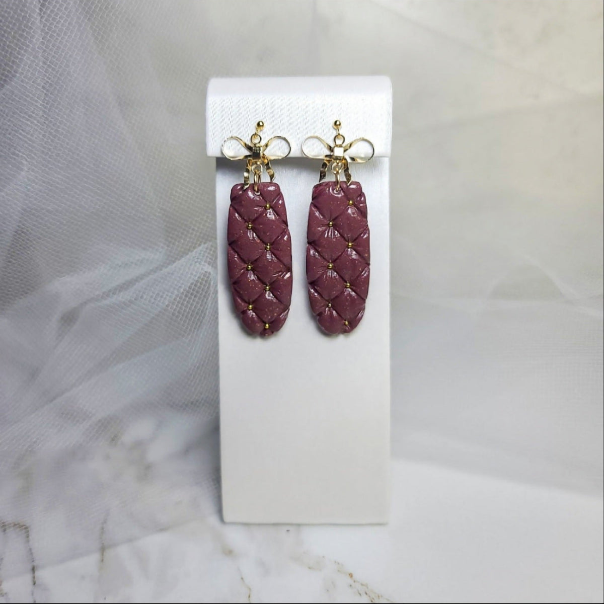 Matelassé Dangle Earrings