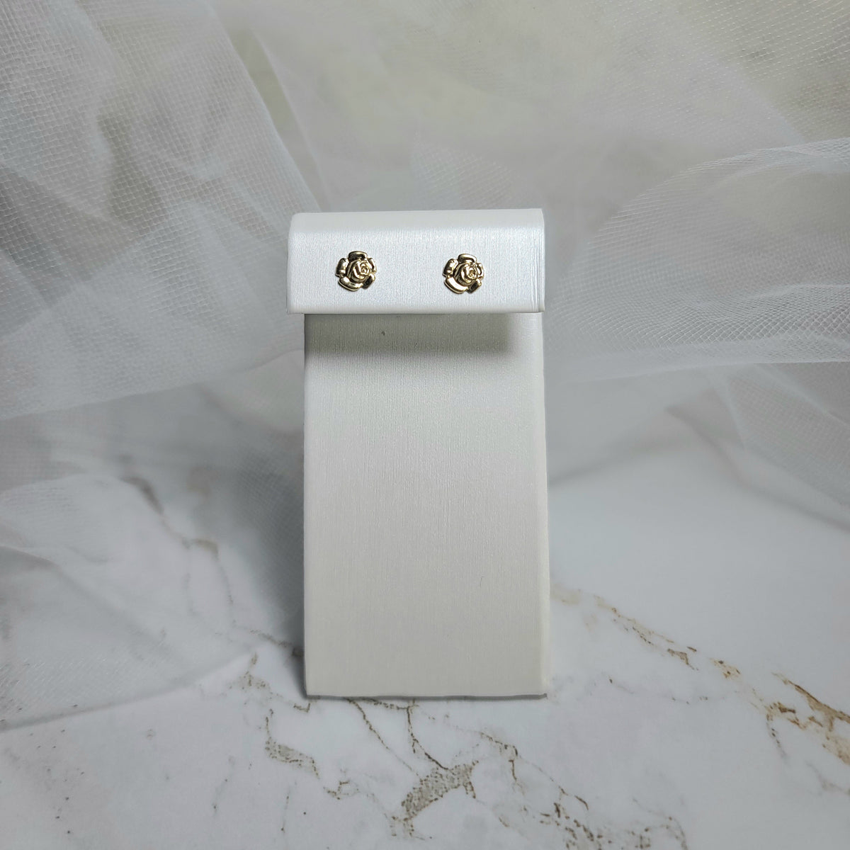 Rosette Stud Earrings
