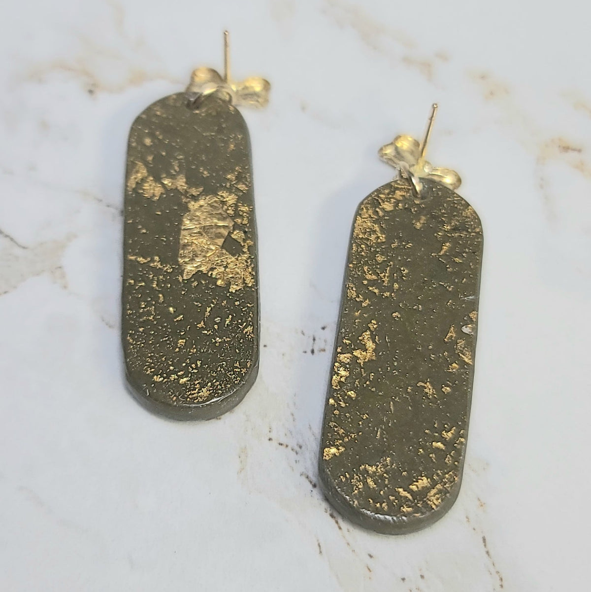 Ribbon Tapestry Dangle Earrings
